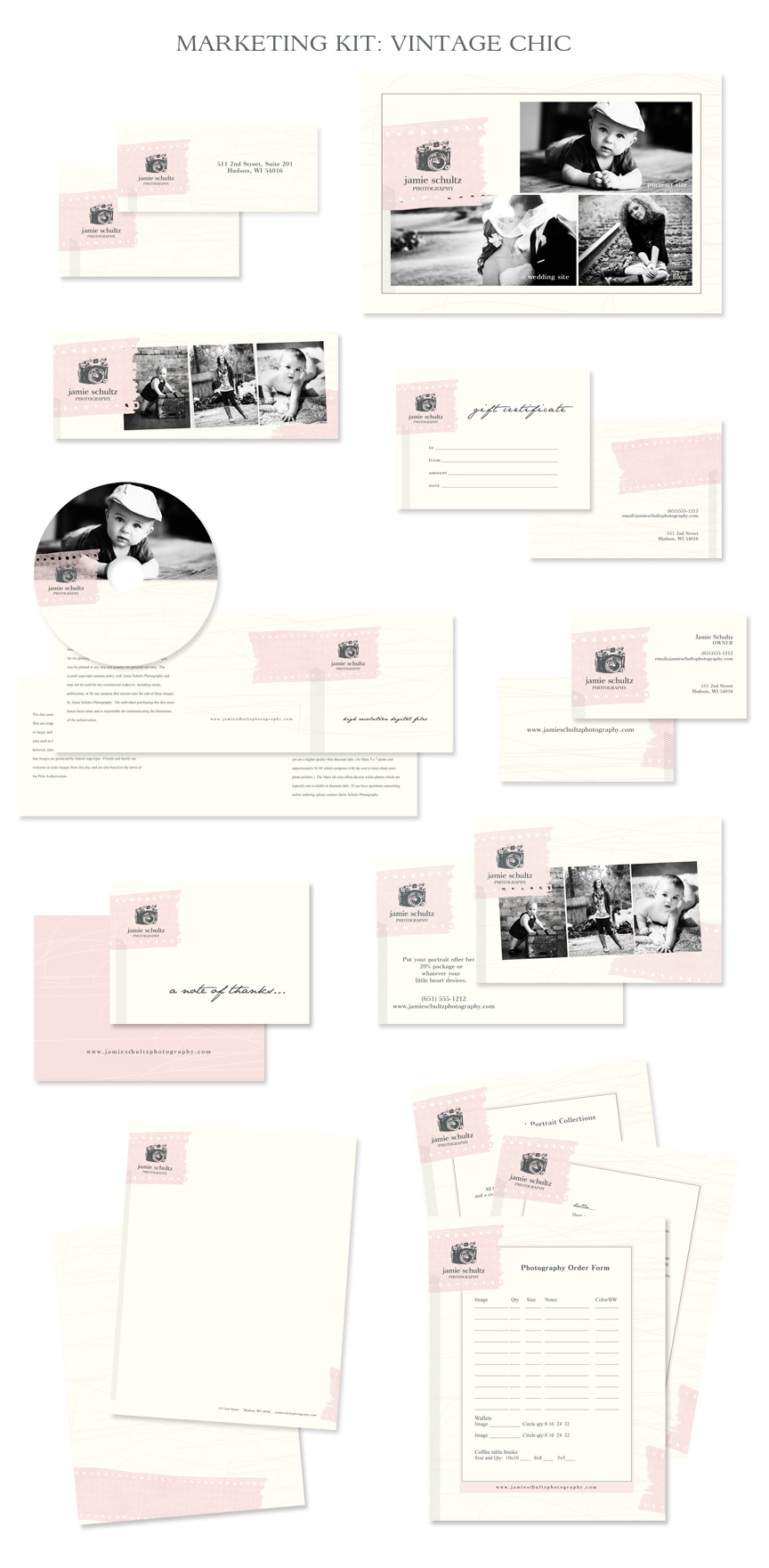 Professional Photographer Marketing Templates