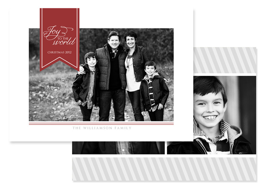 holiday card template