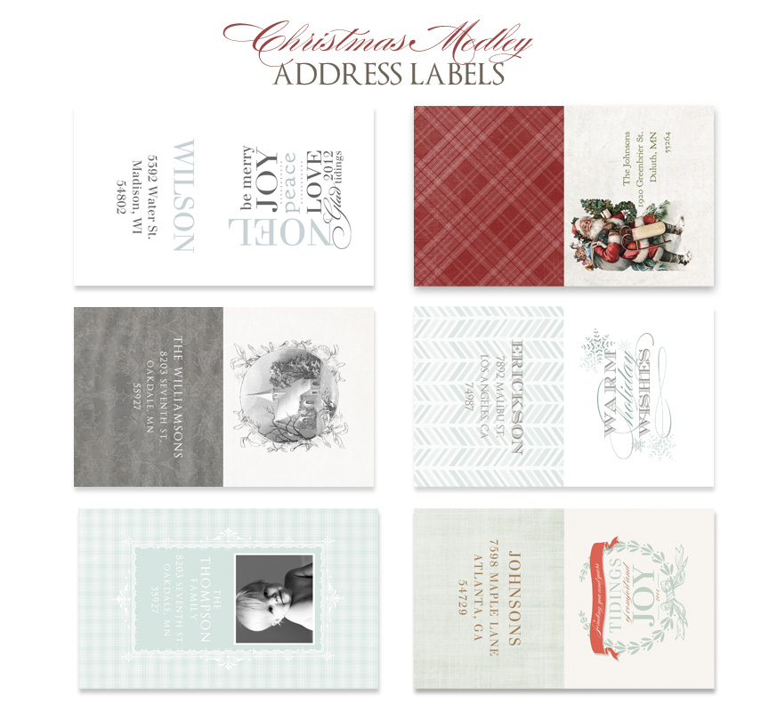 Holiday Card Templates by Jamie Schultz Designs