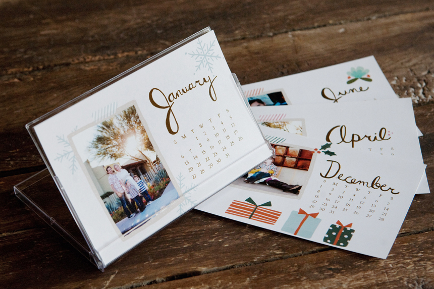 Seasonal Sketches 4x6 Calendar