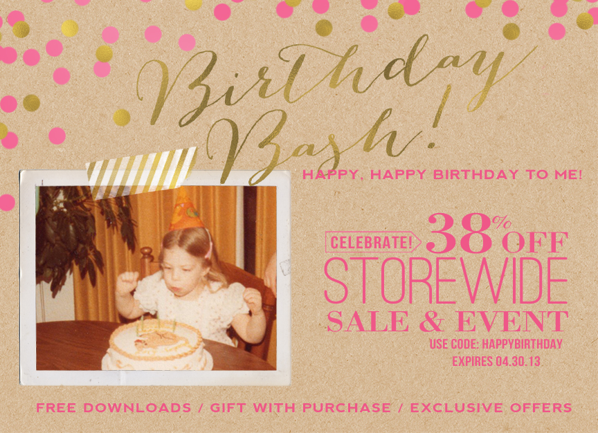 Birthday Bash Sale at Jamie Schultz Designs