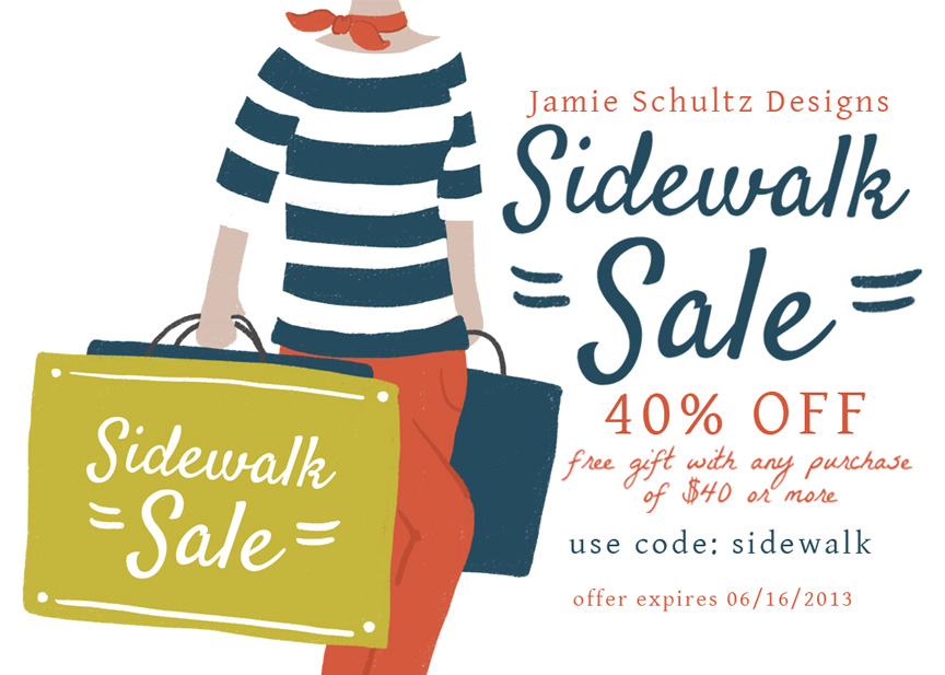 Sidewalk Sale from Jamie Schultz Designs