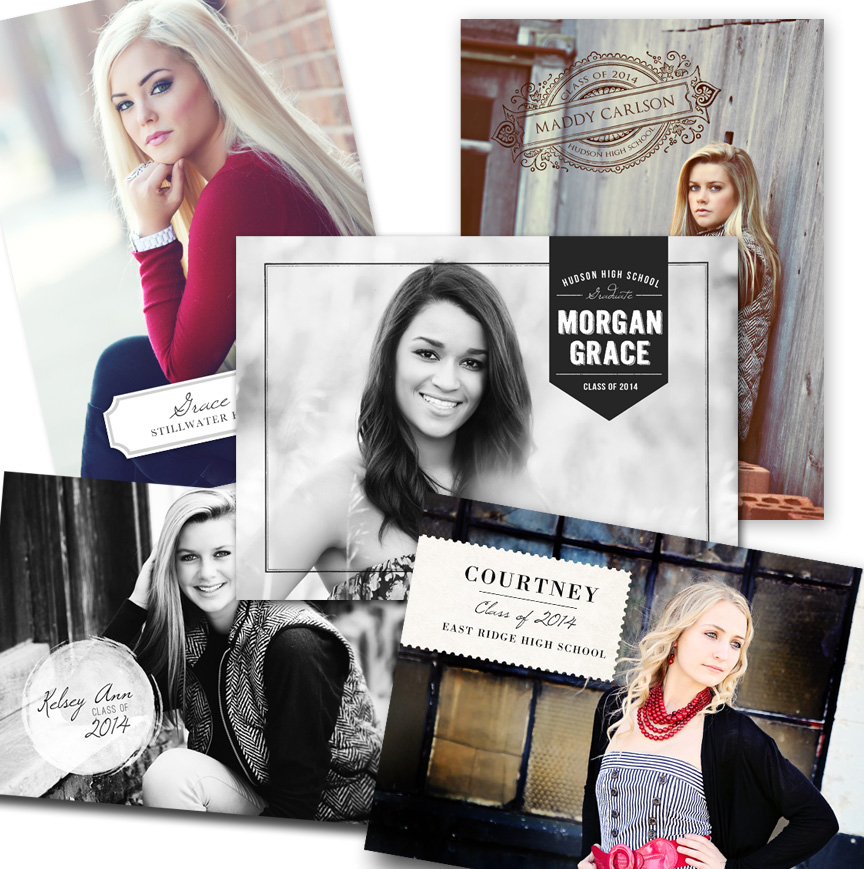 Senior Elements and Overlays Templates by Jamie Schultz Designs