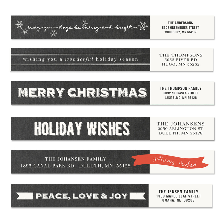 Chalkboard Collage Labels by Jamie Schultz Designs