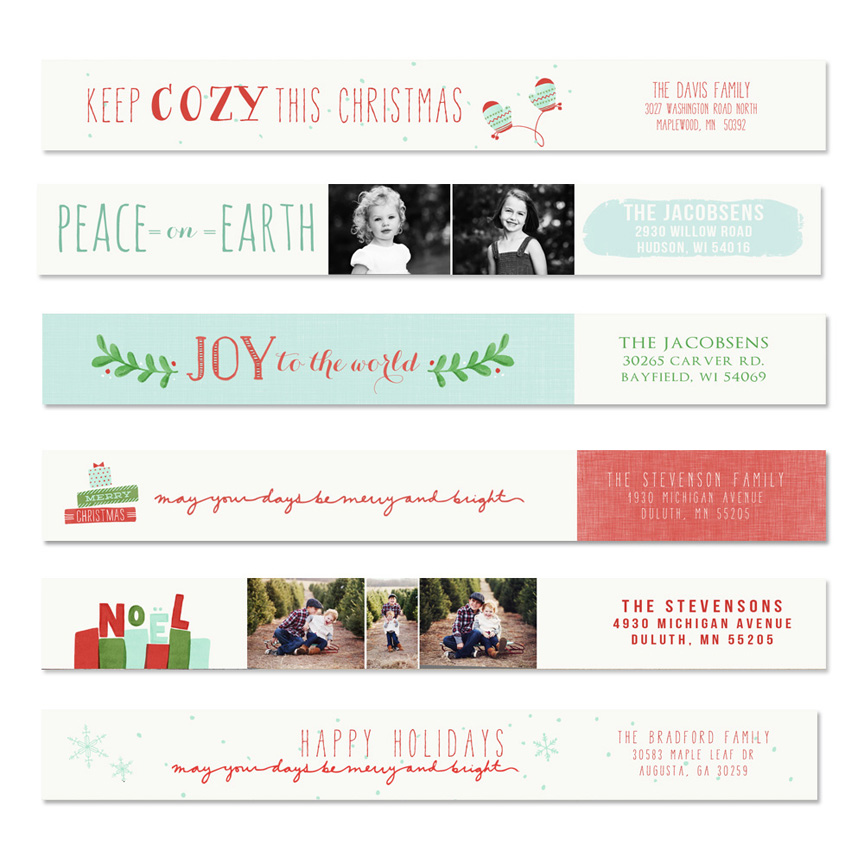 Merry Memories Address Labels by Jamie Schultz Designs